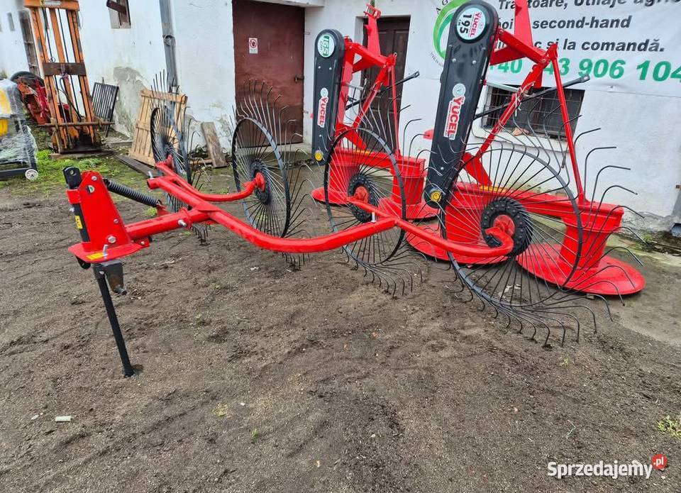 Gwiazdowa zgrabiarka rolnicza do siana nieuszkodzony Łodzia