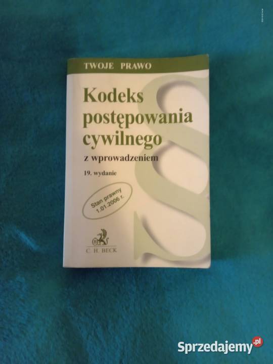 Sprzedam kodeks postępowania cywilnego z małopolskie Bukowno