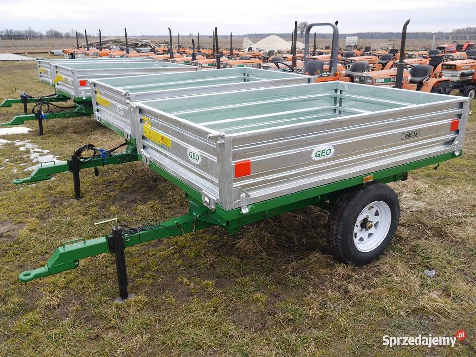 Przyczepa 15 T GEO RM15 hydrauliczne kiprowanie sprzedam
