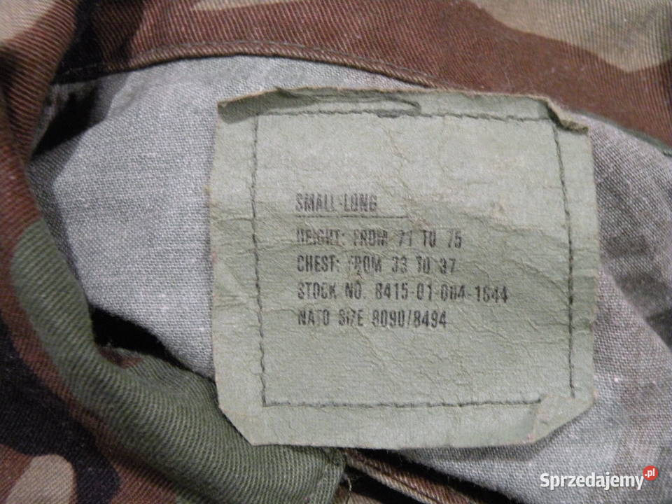 Bluza BDU woodland small long NYCO 83r dolnośląskie Wrocław sprzedam