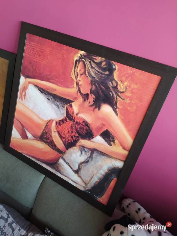 Obraz 78x78 reprodukcja kobieta akt Obrazki i obrazy Kraków