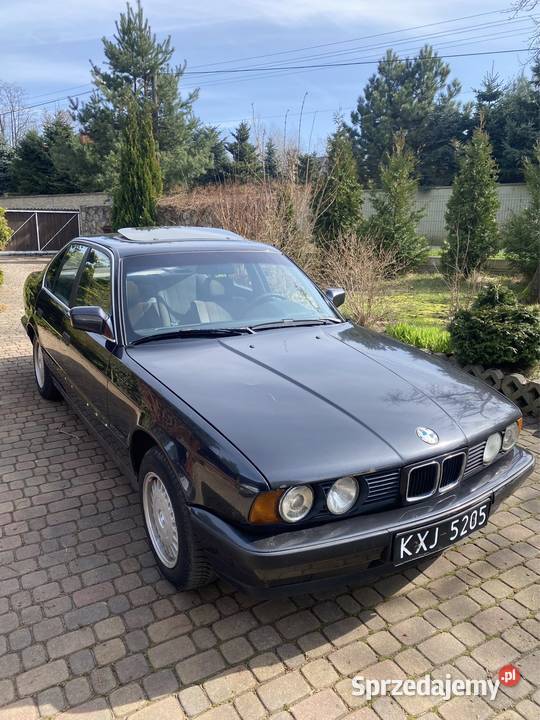Bmw e34 525i M20B25 1988r na czarnych blachach Seria 5 Jaworzno