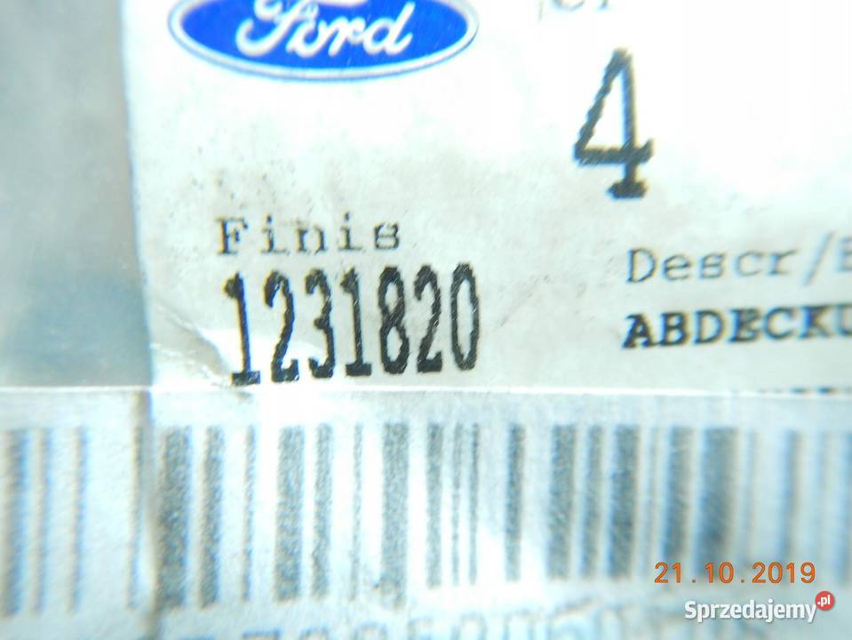 OSŁONA FOTELA LEWY PRZÓD FORD FIESTA FUSION 01 osobowe