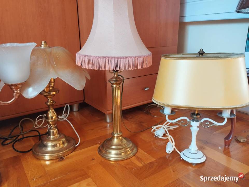 piękne lampy mosiężne i inne wyprzedaż Gorzów Wielkopolski