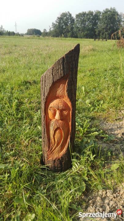 Rzeźba Dziad Duch lasu prezent Wadowice