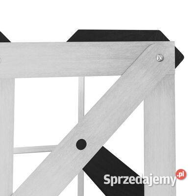 vidaXL Stojak na 120 butelek wina czarny lite Warszawa