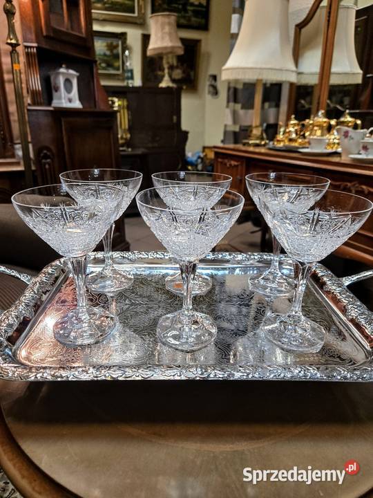 Kryształowe Kieliszki do Martini Kalisz