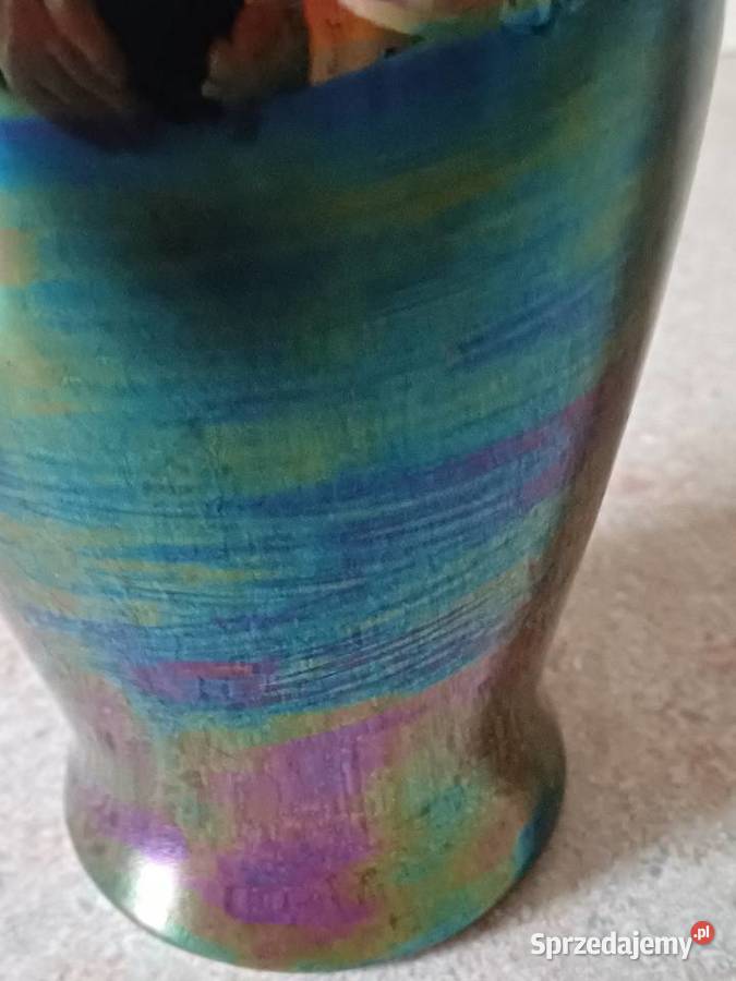 vintage wazon opalizujący małopolskie Nowy Targ