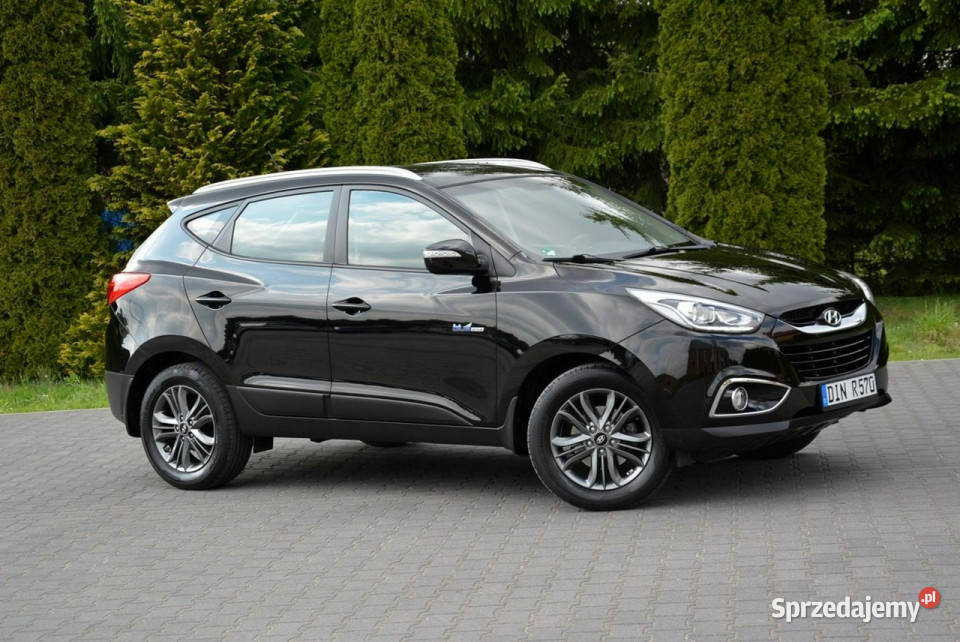 Hyundai ix35 LIFT Premium Ledy Skóry Navi Kamera garażowany mazowieckie Ostrów Mazowiecka