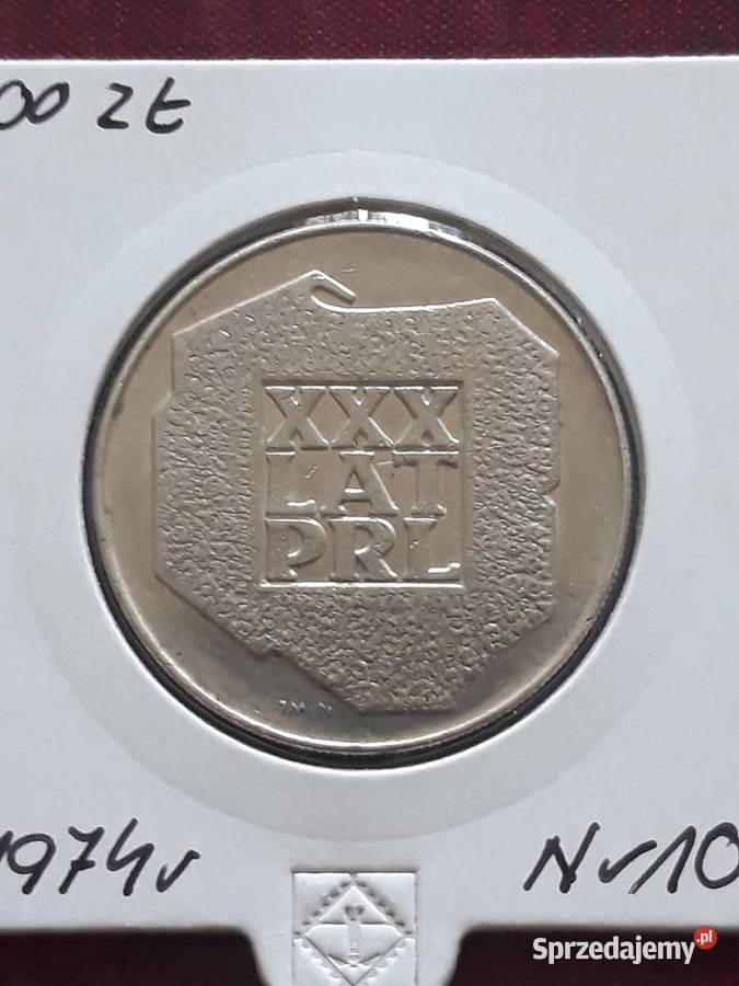 200 XXX Lat PRL 1974 r 10 Numizmatyka Konin