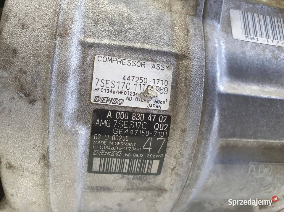 SPRĘŻARKA KLIMATYZACJI Mercedes W213 E63S AMG 40 osobowe Rudka