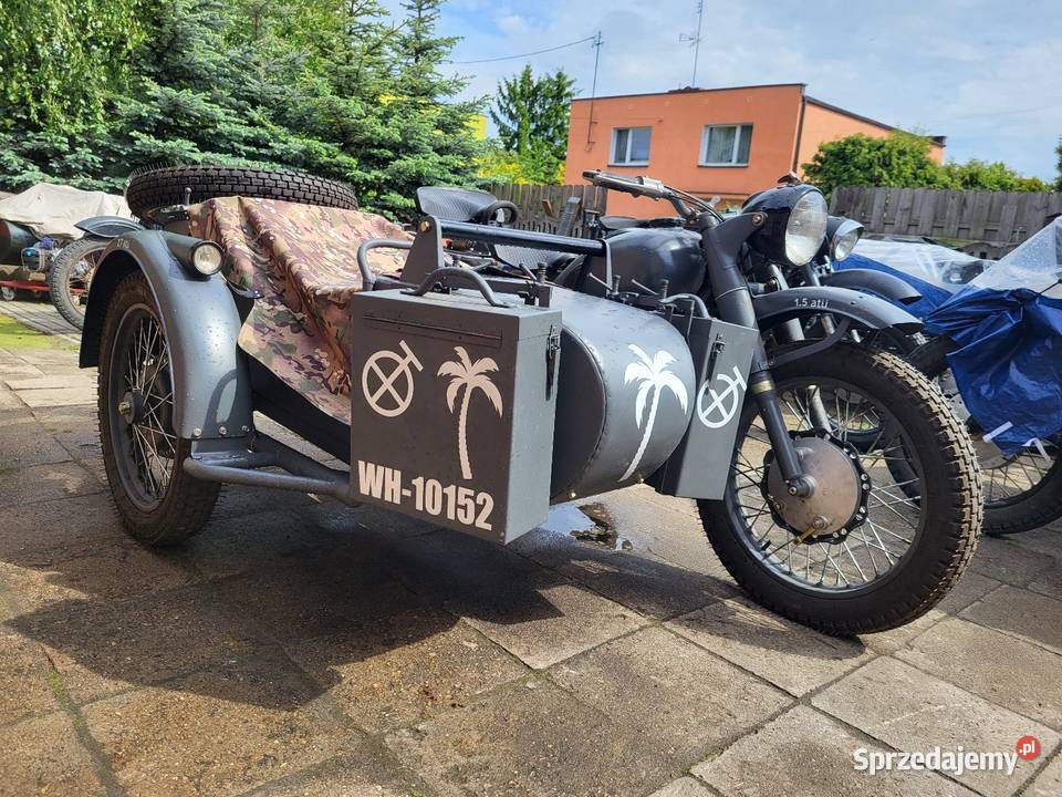 M 72 ural imz kmz k 750 dniepr mt mw 750cm3 kujawsko-pomorskie Mogilno