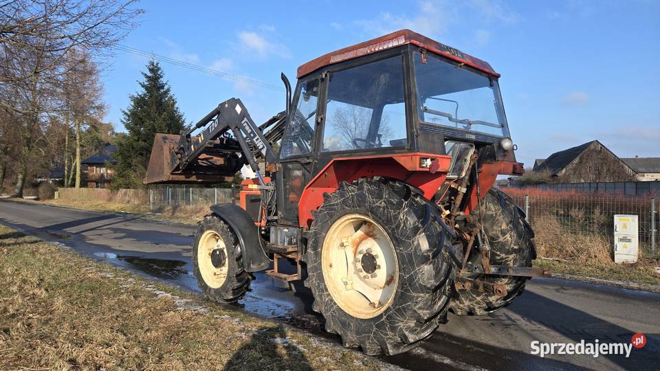 Zetor 5340 z ładowaczem Trac Lift 120 carraro Gizałki