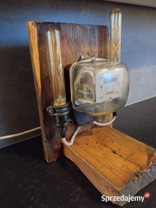 Unikatowa industrialna lampa retro vintage loft łódzkie Tuszyn