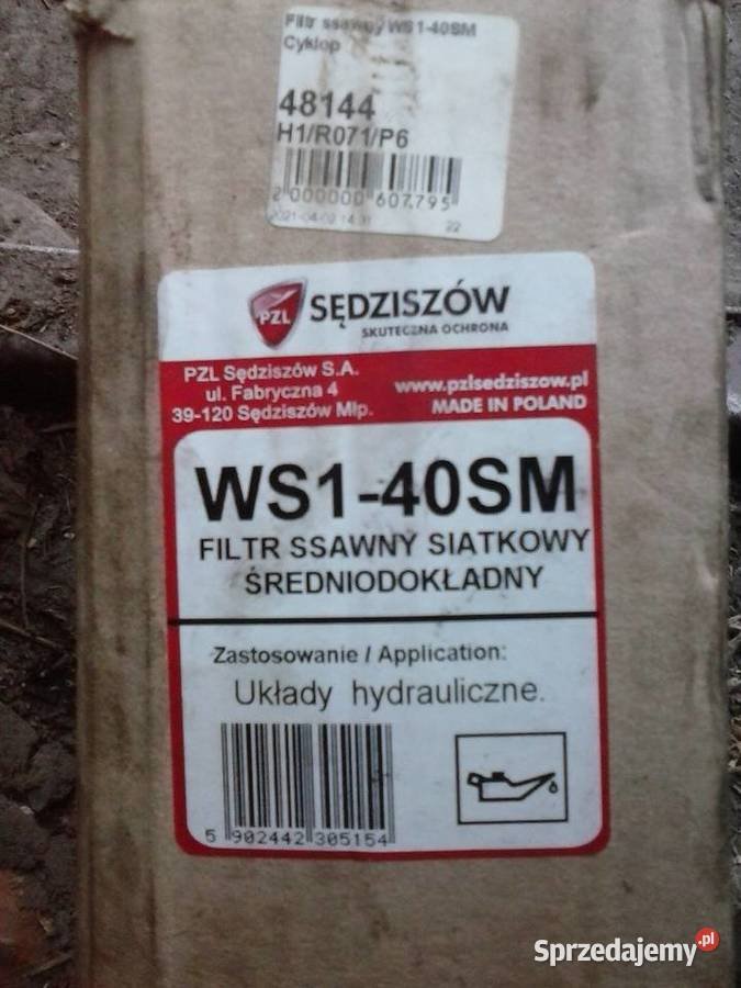 filtr oleju ws140SM sędziszów nieuszkodzony Rejowiec Fabryczny