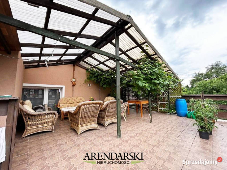 Dom z duszą Lubiatów gmina Drezdenko taras Sprzedaż Domy