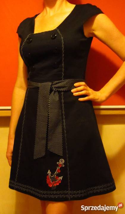 Oryginalna sukienka pinup girl z Londynu Kraków