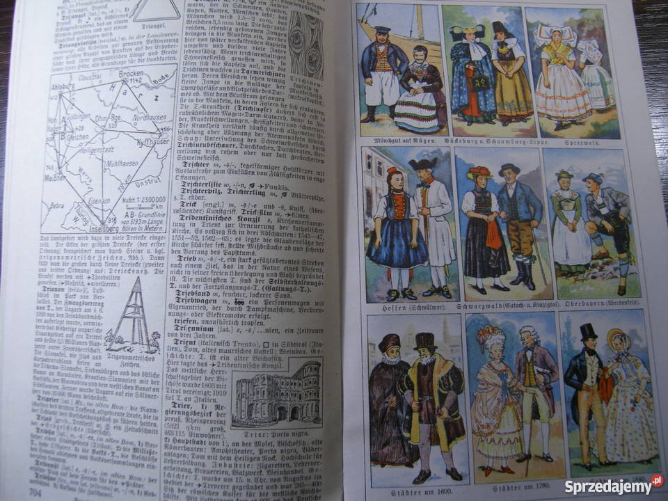 Der VolksBrockhaus Deutsches Sach und Rok wydania 1939 podkarpackie Krosno