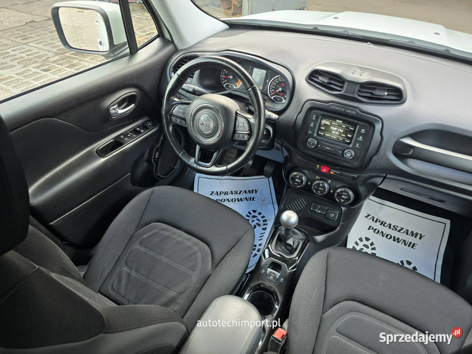 Jeep Renegade Klimatronik Serwisowany Bogate wielofunkcyjna kierownica Białogard