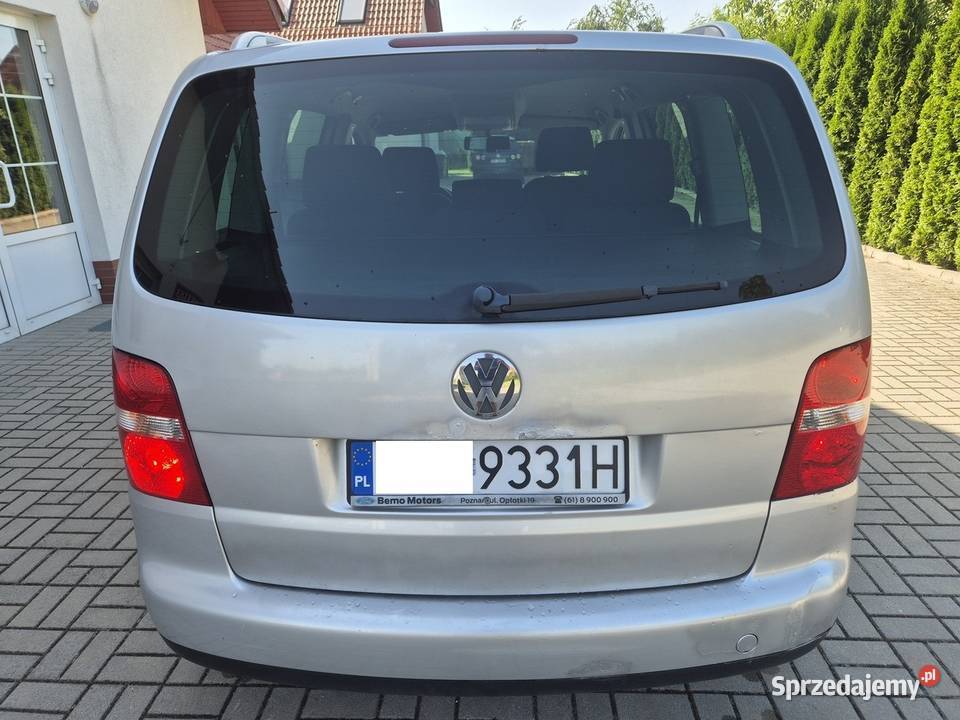 VW TOURAN 1900 TDI5OSOBOWY nieuszkodzony dolnośląskie Głogów
