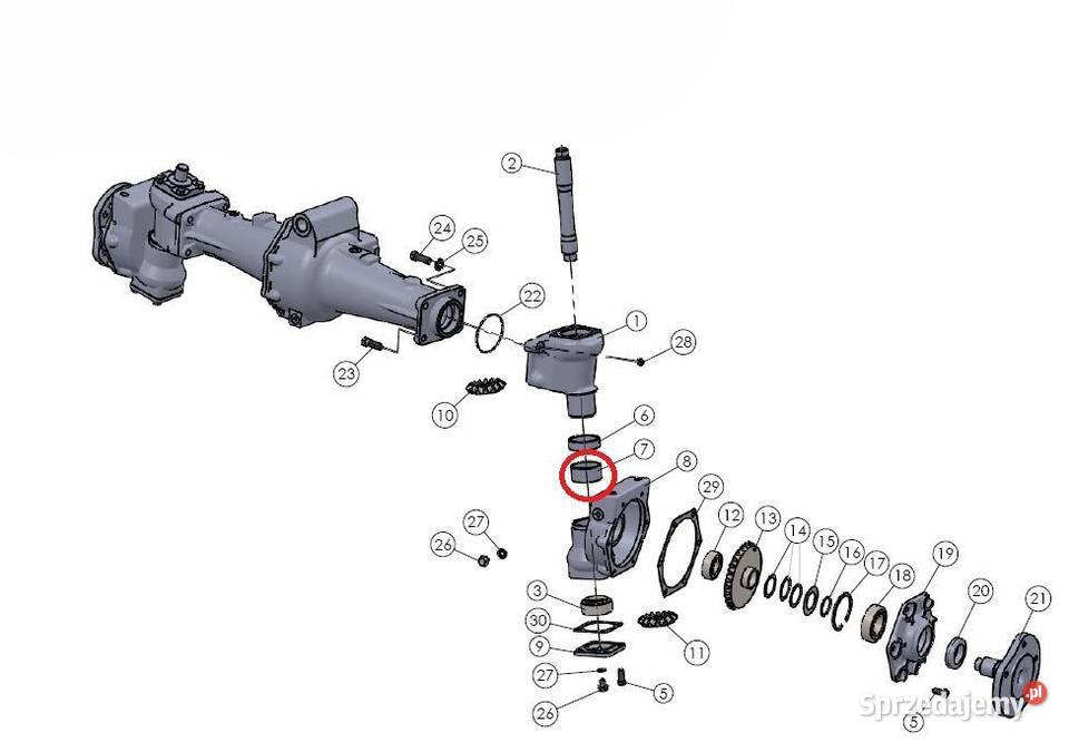 Tuleja zwolnicy 50x30 mm Mitsubishi VST MT224270 podkarpackie Tajęcina