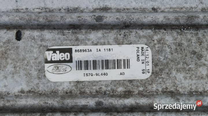 Ford Mondeo MK3 20 TDCI intercooler IS7Q9L440 Chłodnice powietrza (intercoolery) podkarpackie Rzeszów