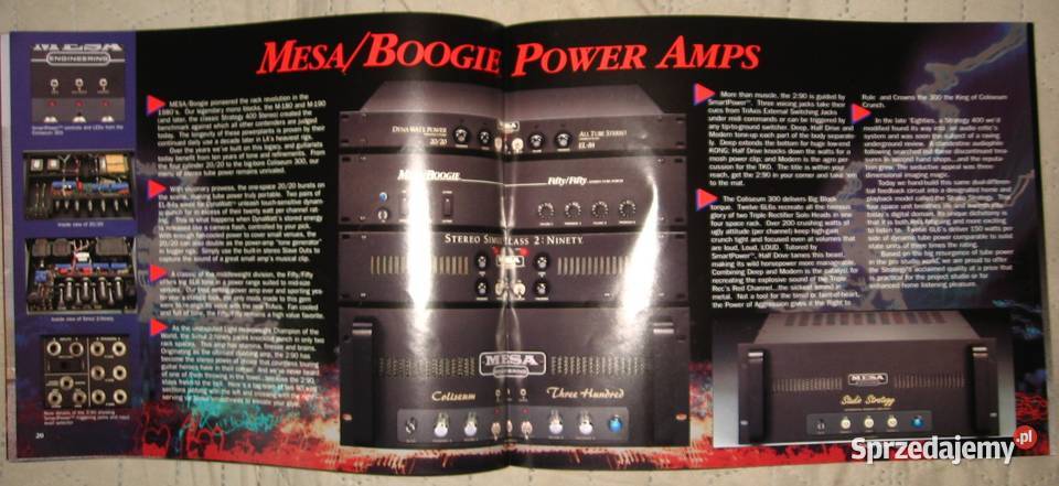 MesaBoogie katalog wzmacniaczy
