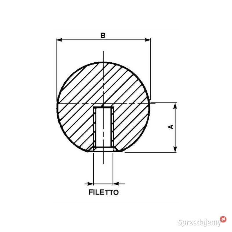 Uchwyt kolisty z gwintem M8 00341 Rolnictwo Kamionna sprzedam