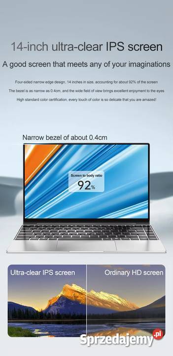 nowy laptop 141 cala windows 11 pro marka Kamera  Radom