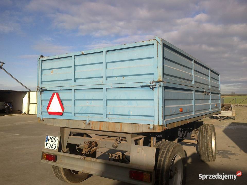 Przyczepa AUTOSAN D 45 wywrotka nieuszkodzony wielkopolskie Koźmin Wielkopolski sprzedam