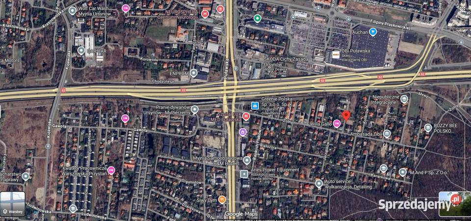 Działka 1021 m pod dom wolnostojącybliźniak 41m Warszawa