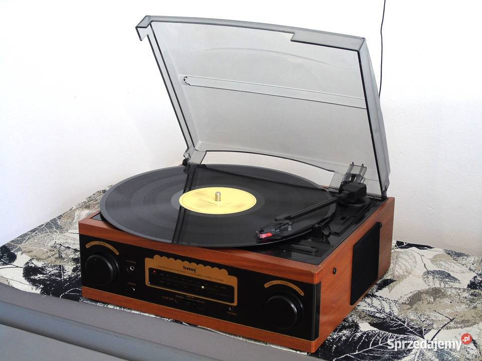 Gramofon Treton igła radio wzmacniacz głośniki Jasło