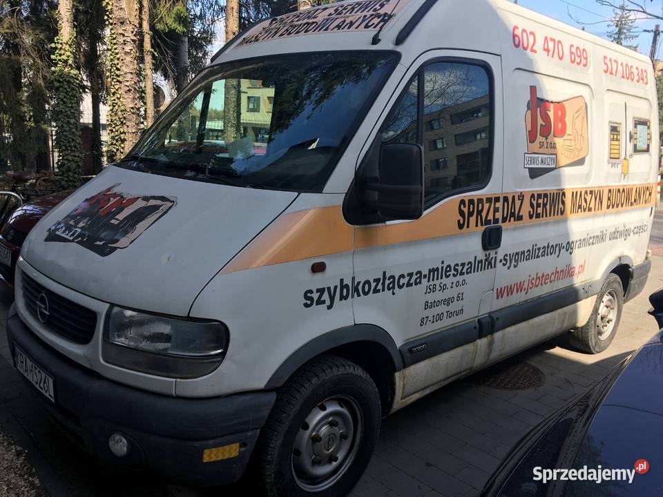 Opel movano bus 25 bez turbo wysoki master 365km