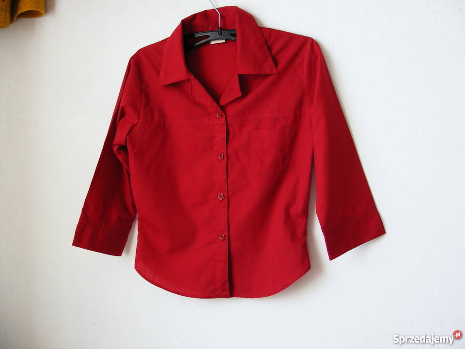 Bluzka bordowa koszulowa Mocnane R 36 3/4 Oborniki Śląskie