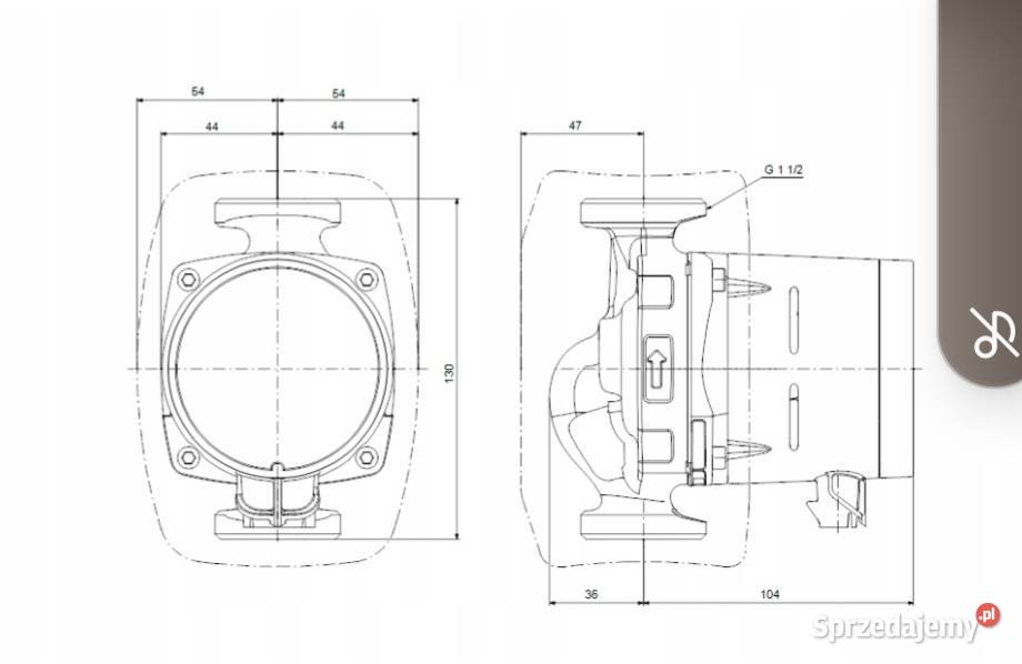 Grundfos ALPHA2 L 2560 130 pompa obiegowa do co Zabrze