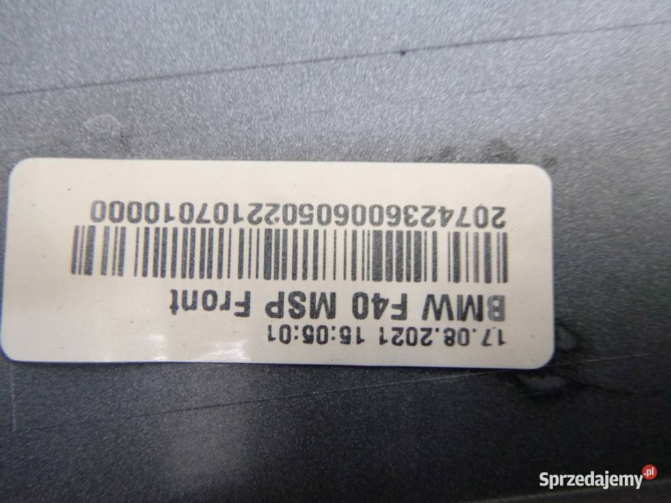 BMW 1 F40 MPAKIET ZDERZAK PRZEDNI sprzedam