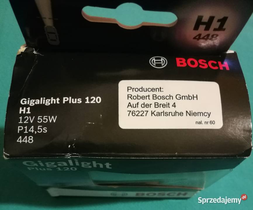 Żarówki H1 Bosh 120 gigalight Olsztyn