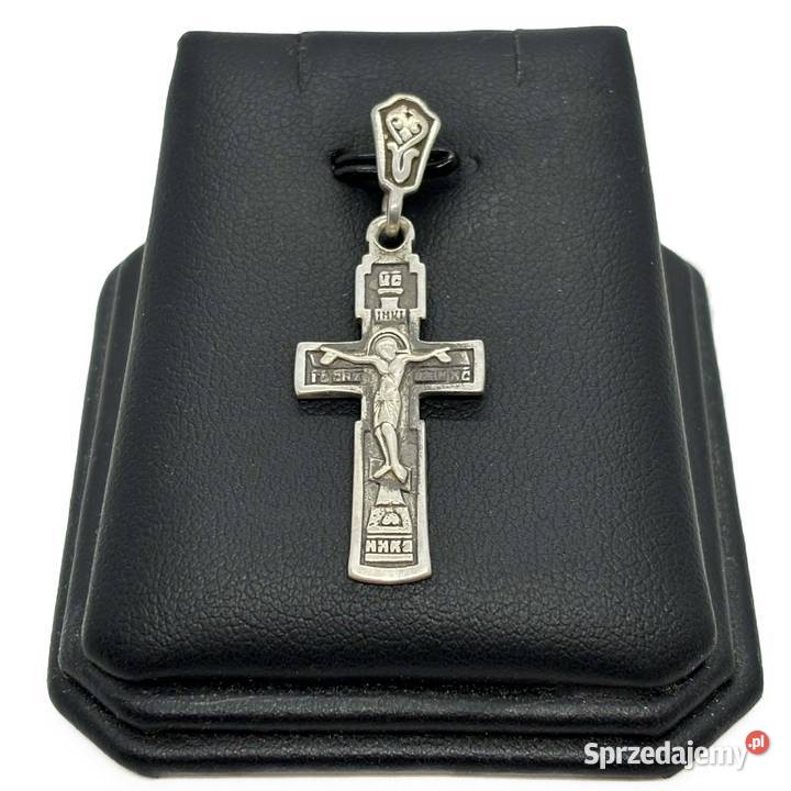 Srebrna Zawieszka Próby 925 256g Krzyż Krzyżyk Elbląg