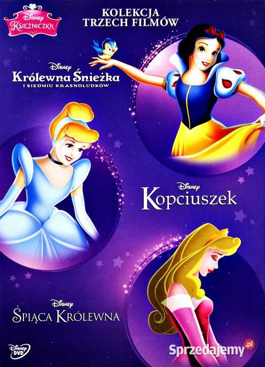 KRÓLEWNA ŚNIEŻKA KOPCIUSZEK ŚPIĄCA KRÓLEWNA