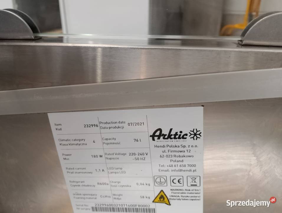 Nadstawka chłodnicza Hendi 232996 9xGN 13 Wrocław