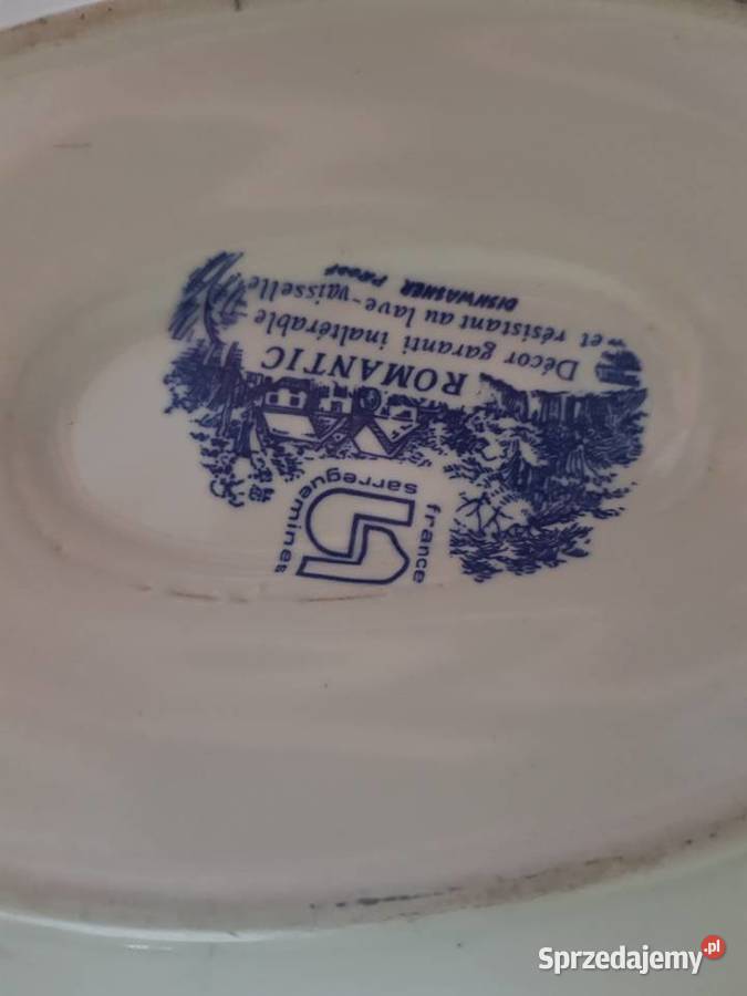 Sosjerka Porcelana Francuska Sarreguemines wielkopolskie Wola Podłężna