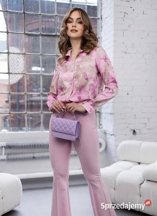 Modne spodnie szerokie dzwony wygoda elegancja Wieluń sprzedam