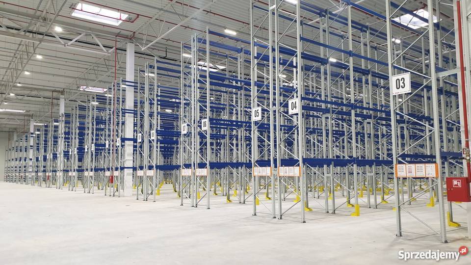 Regały magazynowe paletowe nowe i używane Usługi dla firm mazowieckie Warszawa