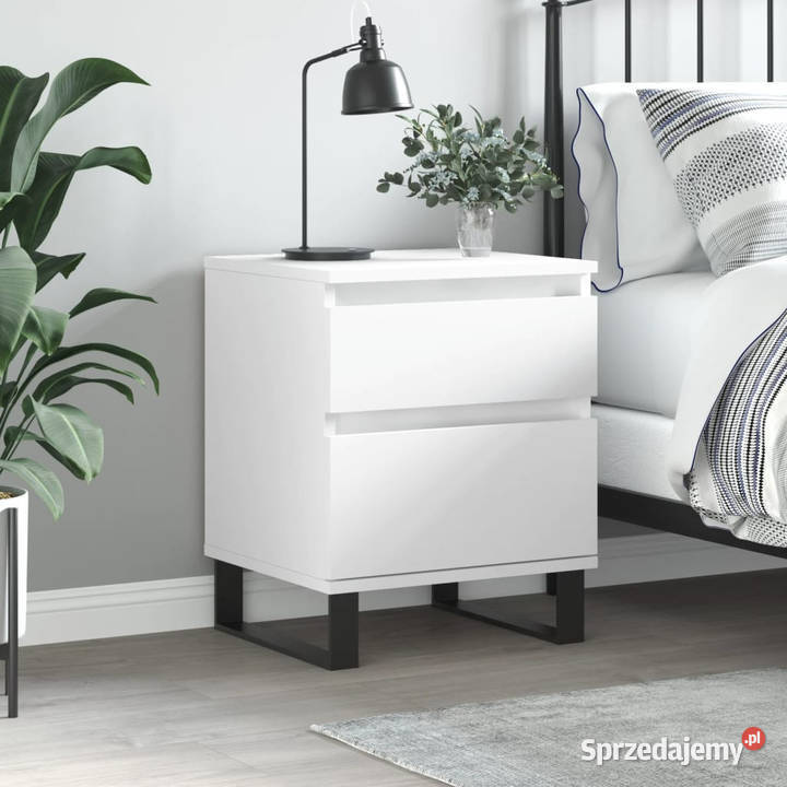 Szafka nocna biała 40x35x50 materiał Warszawa