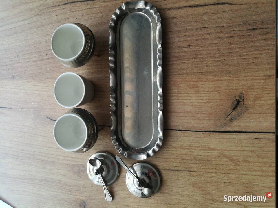 Zestaw do musztardy sosu mini prl