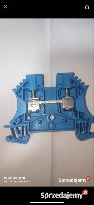 Złączka Niebieska śrubowa WDU 6 WEIDMULLER Pozostałe Gliwice sprzedam