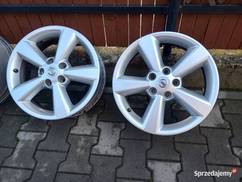 Alufelgi 17 5x1143 Nissan Qashqai Juke Murano Nissan OE kujawsko-pomorskie Włocławek sprzedam