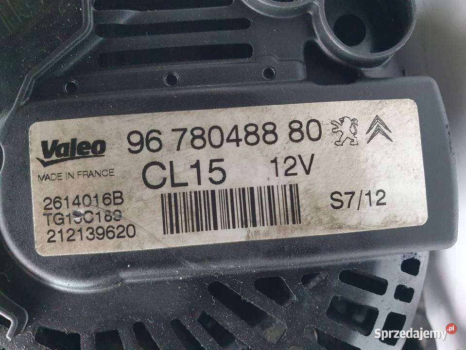 ALTERNATOR Peugeot 208 2008 308 3008 508 16 HDI lubelskie Chełm