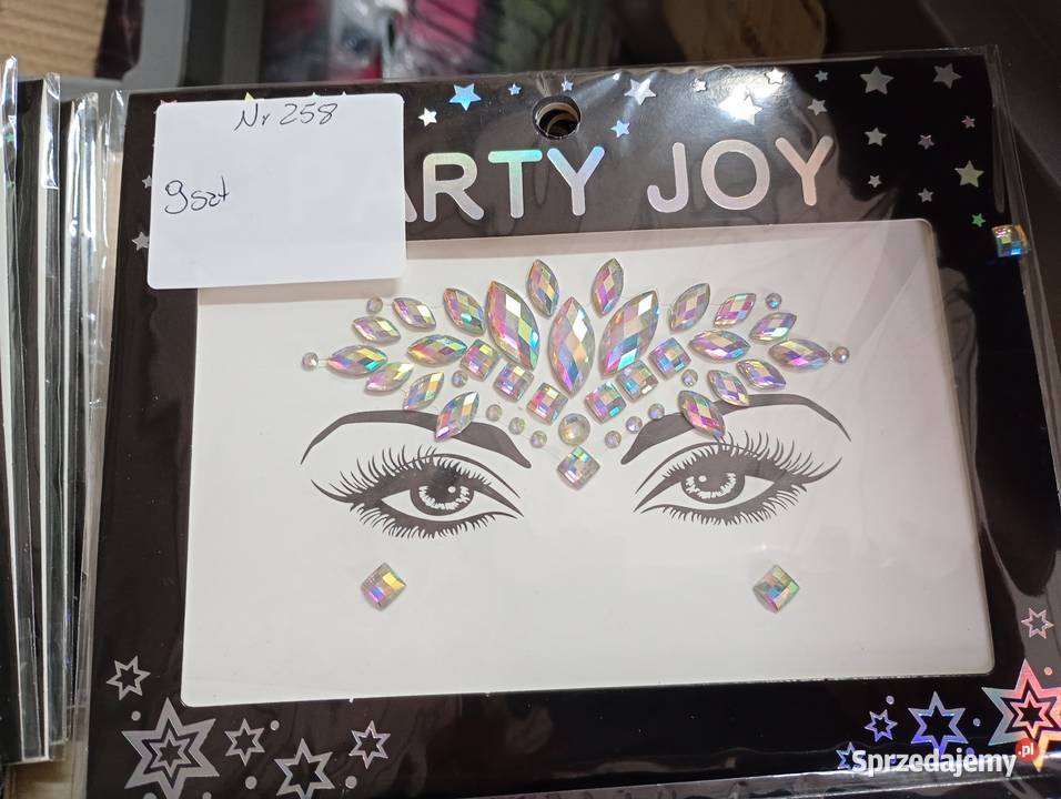 Kryształki na twarz PARTY JOY Cyrkonie mazowieckie Przysucha