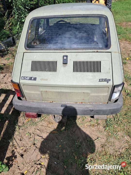 fiat 126p plus przyczepka Niewiadów łódzkie